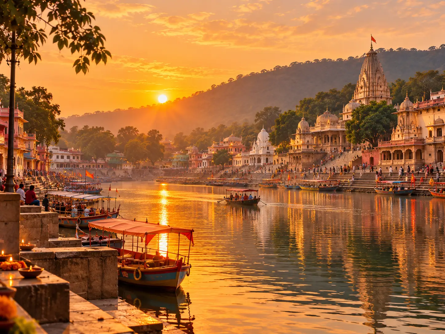 Sunrise at Ramghat